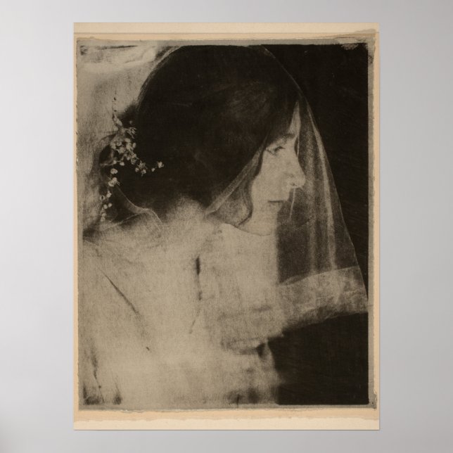 Gertrude Käsebier - The Bride, 1902 Poster (Framsidan)