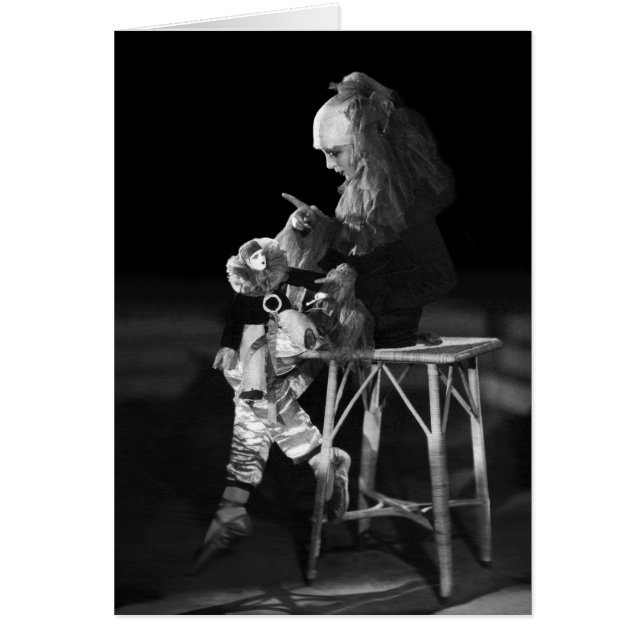 Gertrude Lawrence in Pierrot Costume Hälsningskort (Framsidan)