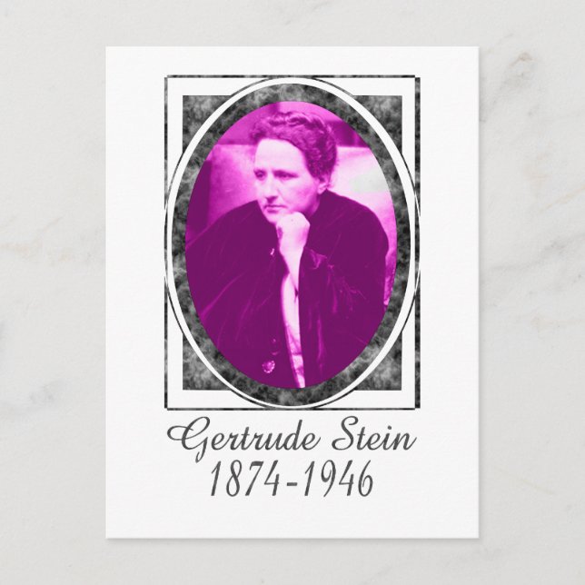Gertrude Stein Vykort (Framsida)