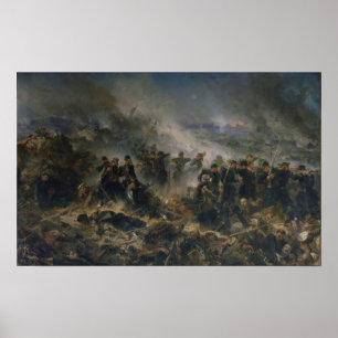 Gervais batteri vid belägringen av Sebastopol Poster