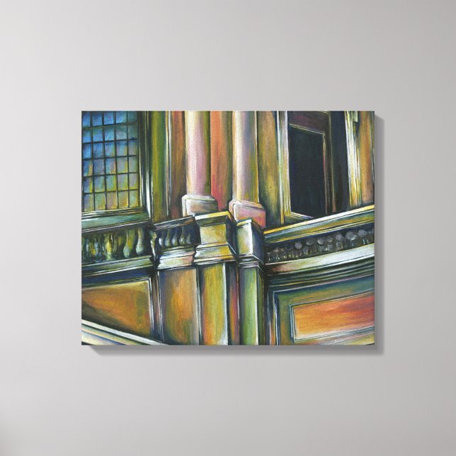 Gesamtkunst-detalj Canvastryck (Framsida)