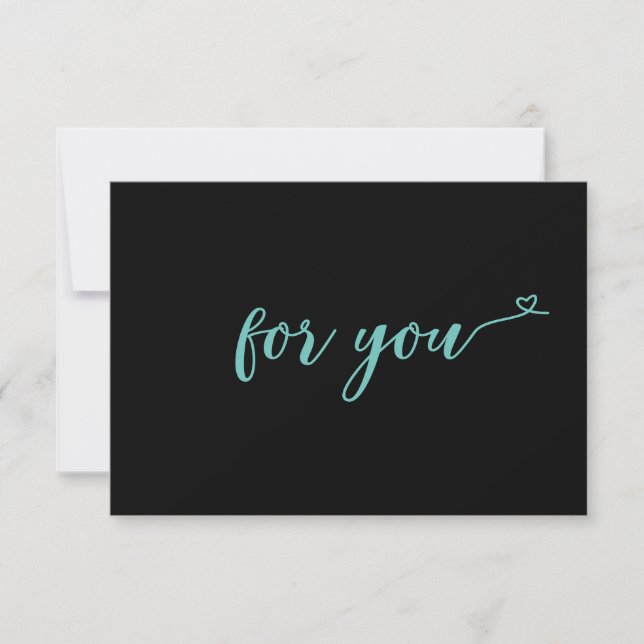 GESCHÄFTSGESCHENKZERTIFIKAT | for you (Framsida)