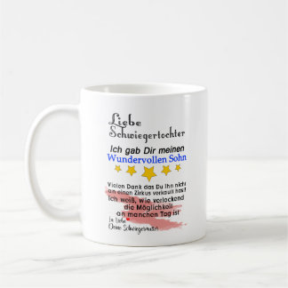 Geschenk an die Schwiegertochter Kaffemugg