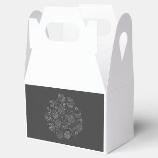 Geschenk Box mit schlichtem Cupcake Design Presentaskar