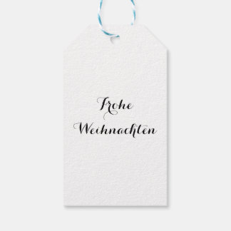 Geschenkanhänger Frohe Weihnachten Presentetikett