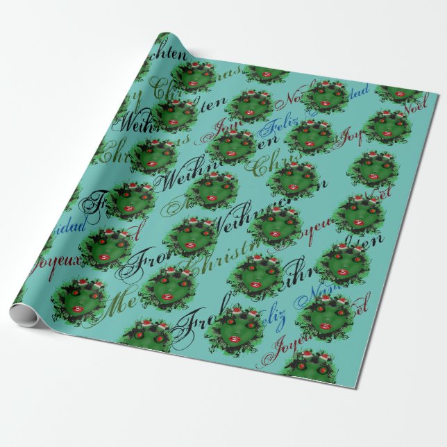 Geschenkpapier   Merry Christmas Presentpapper (Utrullad)