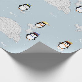 Geschenkpapier Pinguine Presentpapper