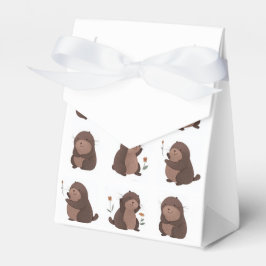 Geschenktüte "Otto der braune Maulwurf" Presentaskar