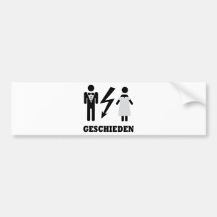 geschieden symbolen bildekal