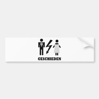 geschieden symbolen bildekal