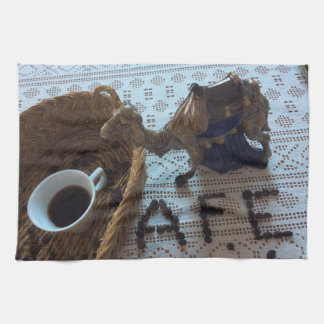 Geschirrtuch Kaffee Liebhaber Coffee Lovers Bistro Kökshandduk