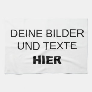 Geschirrtuch komplettselbst gestalten kökshandduk