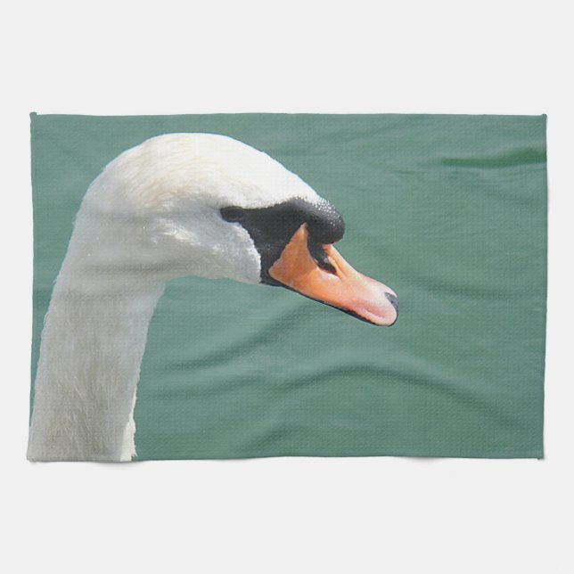 Geschirrtuch Schwan Kökshandduk (Horisontell)