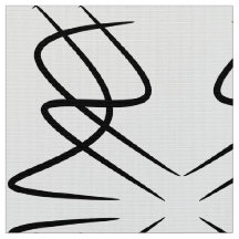 geschwungene Linien schwarz/weiß