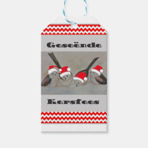 Geseende Kersfees Presentetikett