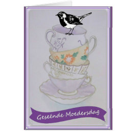 Geseende Moedersdag Hälsningskort