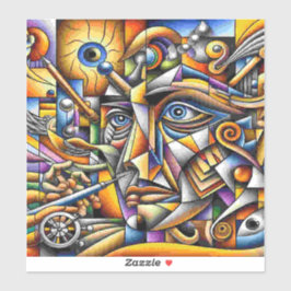 Gesicht Klistermärken