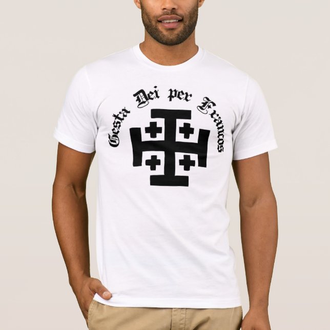 Gesta Dei per Francos, T-Shirt patriotique (Framsida)