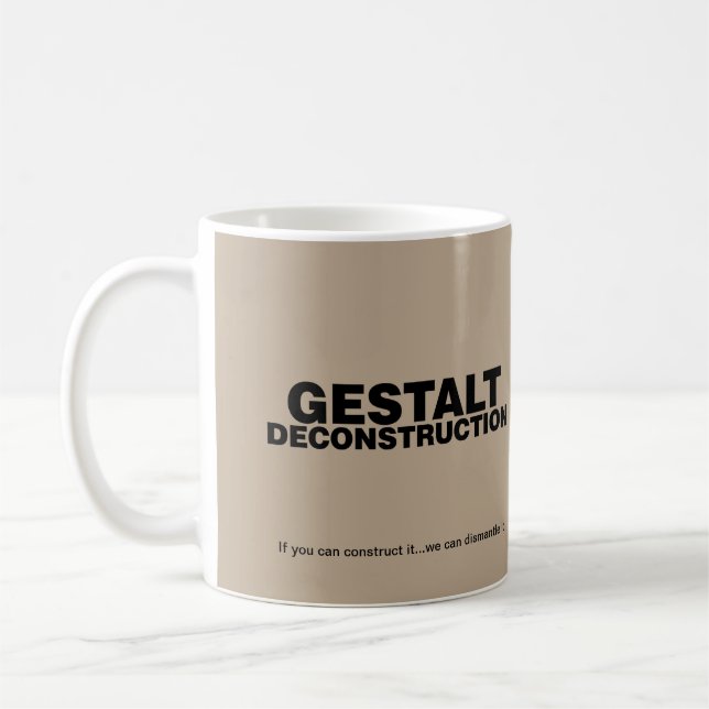 GestaltDeconstructionmugg Kaffemugg (Vänster)