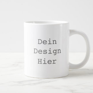 Gestalte deine eigene Jumbo 590 ml Tasse Mugg
