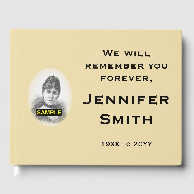 Gestbook för indragna minnen och Personliger Gästböcker (Framsida)