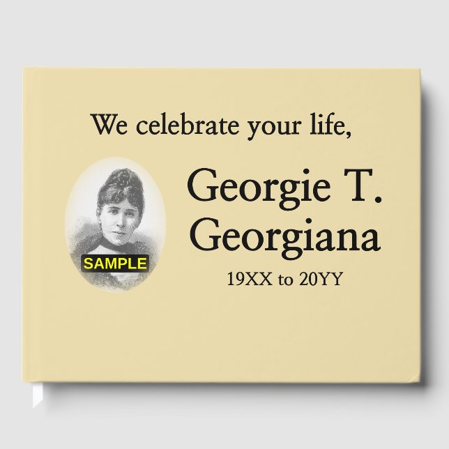 Gestbook, sänt, journalfull minnes gästböcker (Framsida)