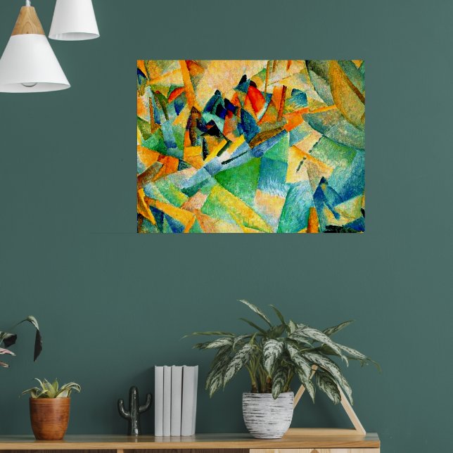 Gestel painting, Mallorca Harbour, Poster (Vardagsrum 1)