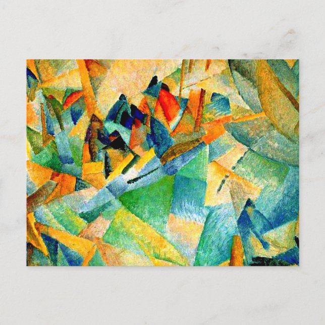 Gestelmålning, Mallorca Harbour Vykort (Framsida)