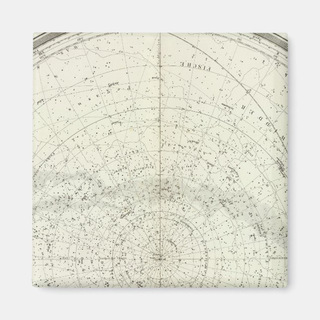 Gestirnte Himmel Nord Magnet (Framsidan)