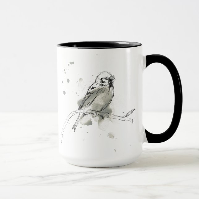 Gestural Bird Study Mugg (Höger)