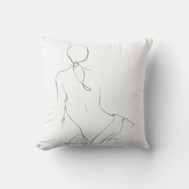 Gestural kontur kudde (Framsida)