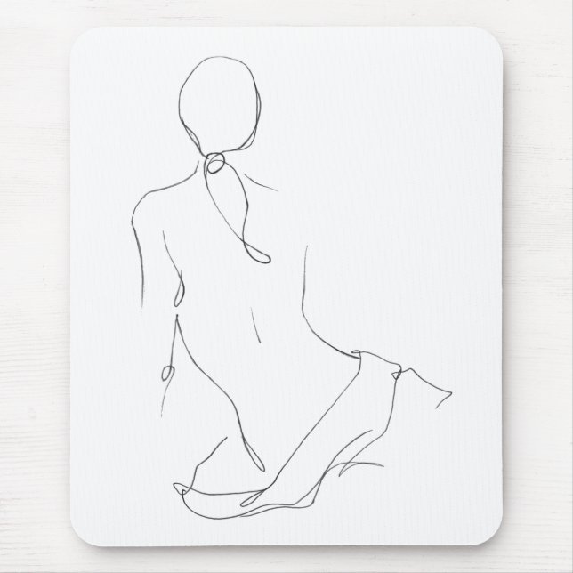 Gestural kontur musmatta (Framsidan)