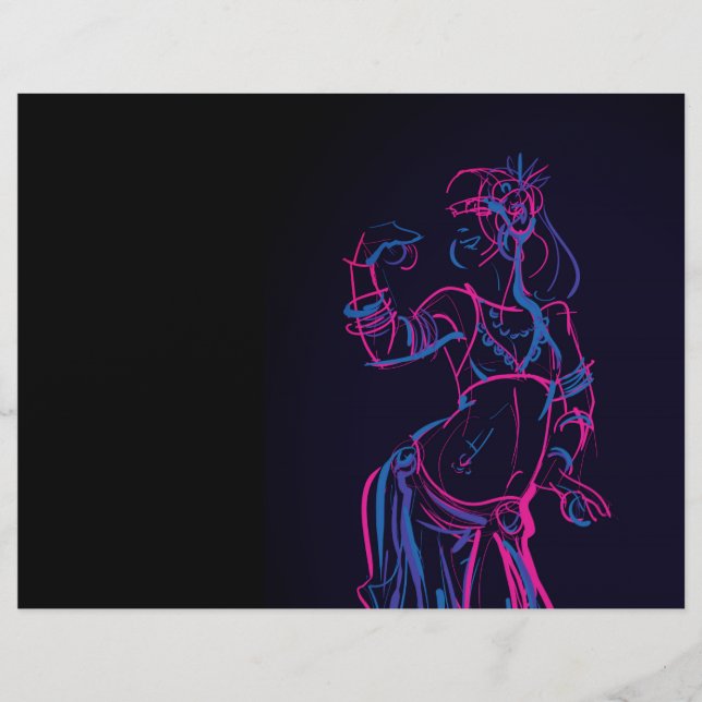 Gesture sketch teckning-stamfusionsbältaren (Framsida)