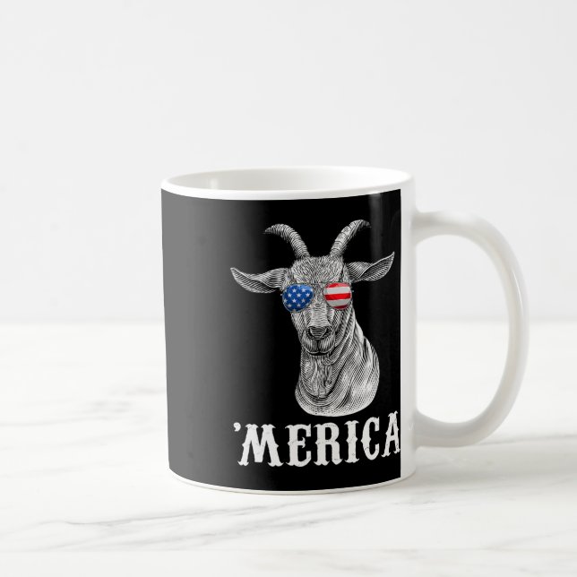 Get 4 juli amerikansk flagga Usa Merica  Kaffemugg (Höger)