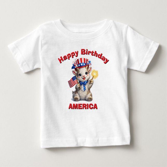 Get (5ah) Patriotisk Barn T-Shirt (Framsida)