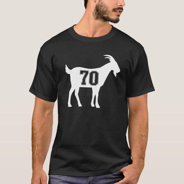 Get 70 G.O.A.T. Nummer Sjuttio Get T Shirt (Framsida)