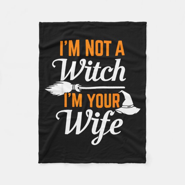 Get Back Witch, I'm Not A Witch I'm Your Wife Set  Fleecefilt (Framsidan)