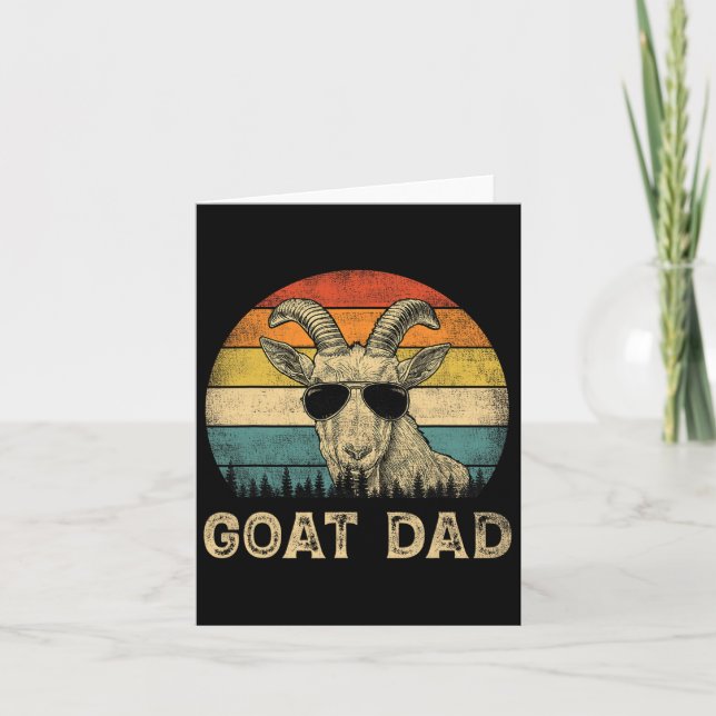 Get Dad Goat Älskare Pappa Fars Dag  Kort (Framsida)