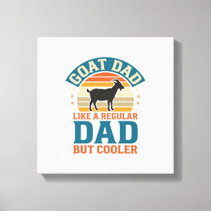 Get Dad Liksom en Vanlig Pappa Men Coolare Vintage Canvastryck