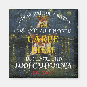 Get Entrails Zinfandel från Kalifornien Tripe  Magnet