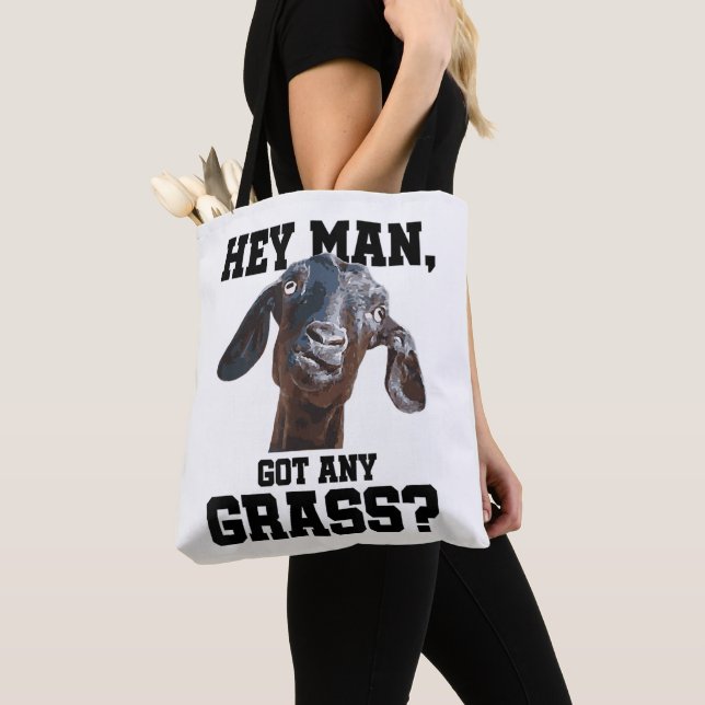 Get för getälskare Farmkläder Meme Pun Rollig G Tygkasse (Närbild)