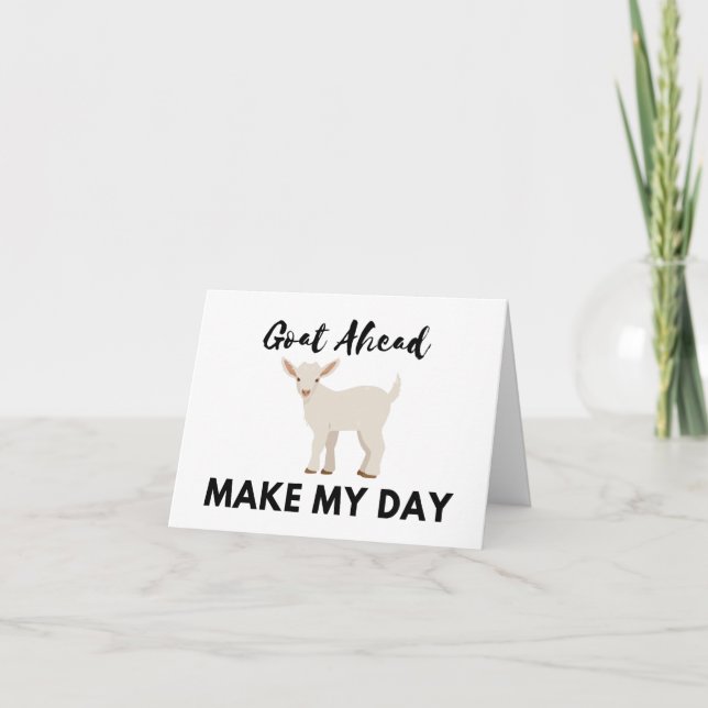 get Humor: Gå (på) framåt och gör min dag tom Kort (Framsida)