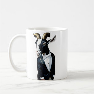 get i ett tuxedokaffe mugg