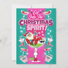 Get Into The Christmas Spirit Cocktail Party  Inbjudningar