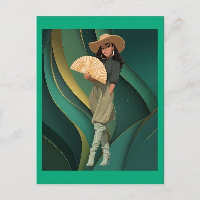 GET IT GIRL #2 VYKORT (Framsida)