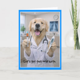 Get It Over With Get Well Card  NTA-1 Kort