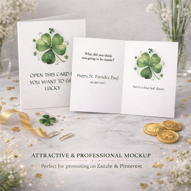 Get Lucky - Funny St. Patrick's Day  Kort (Skapare uppladdad)
