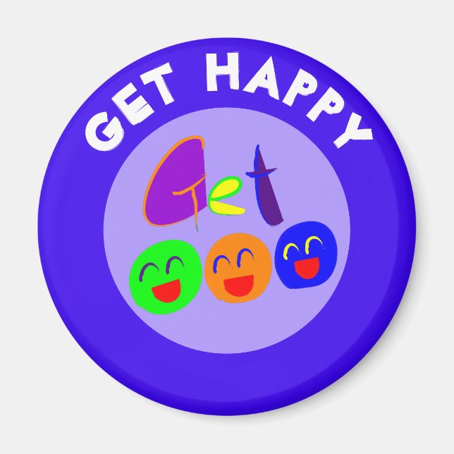 GET LYCKLIG MAGNET (Framsidan)