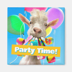 Get med partyblåsare magnet