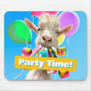Get med partyblåsare musmatta